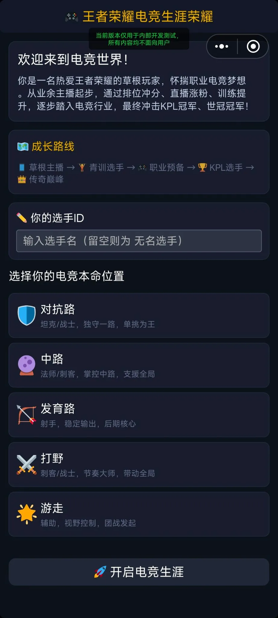 职业选手养成记截图1