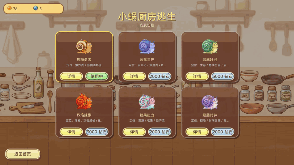 小蜗厨房逃生
