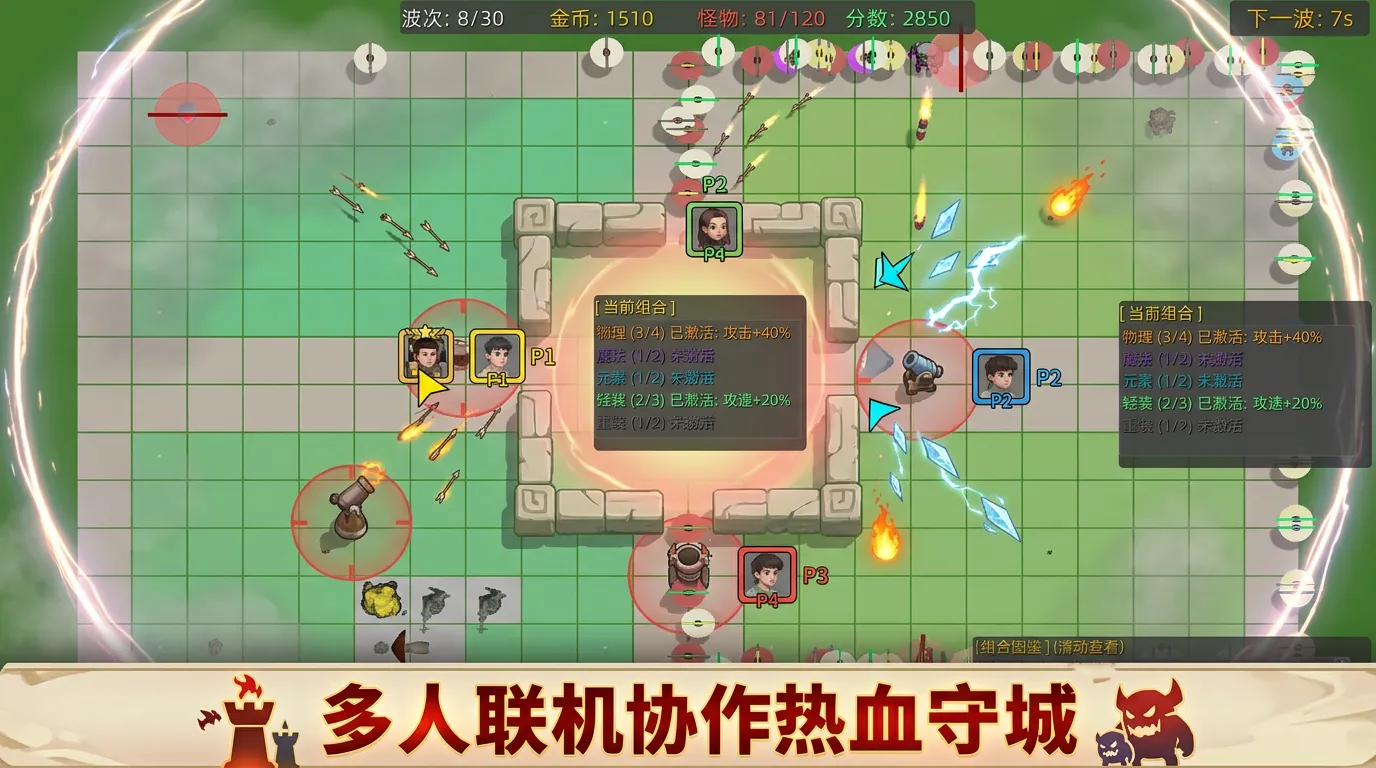 循环圈塔防截图3