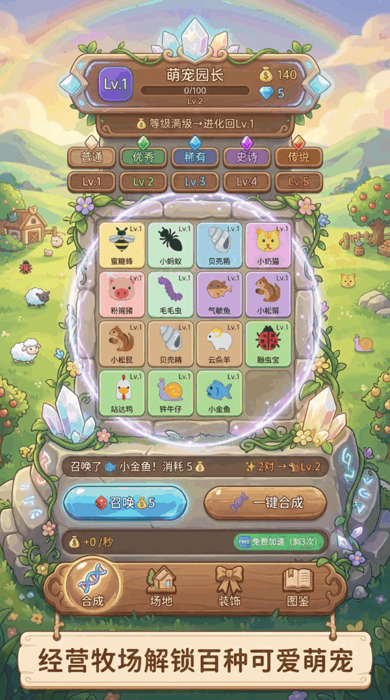 萌宠合成乐园截图2