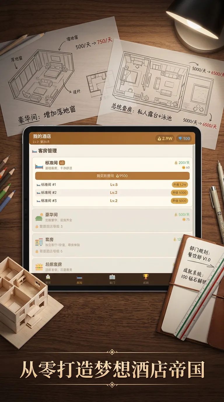文字经营酒店截图1