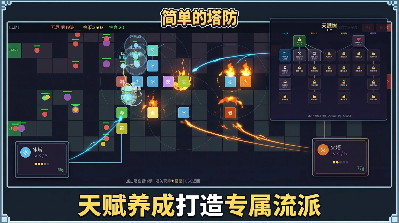 简单的塔防
