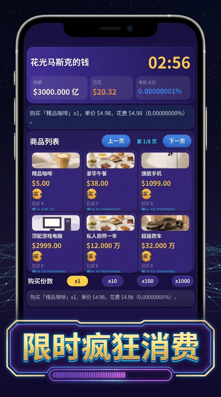 花光马斯克的钱