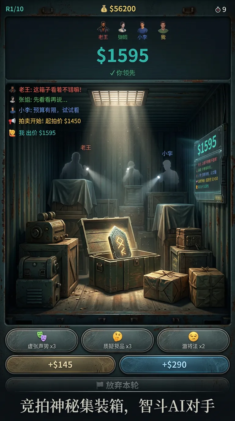 集装箱拍卖模拟器截图1