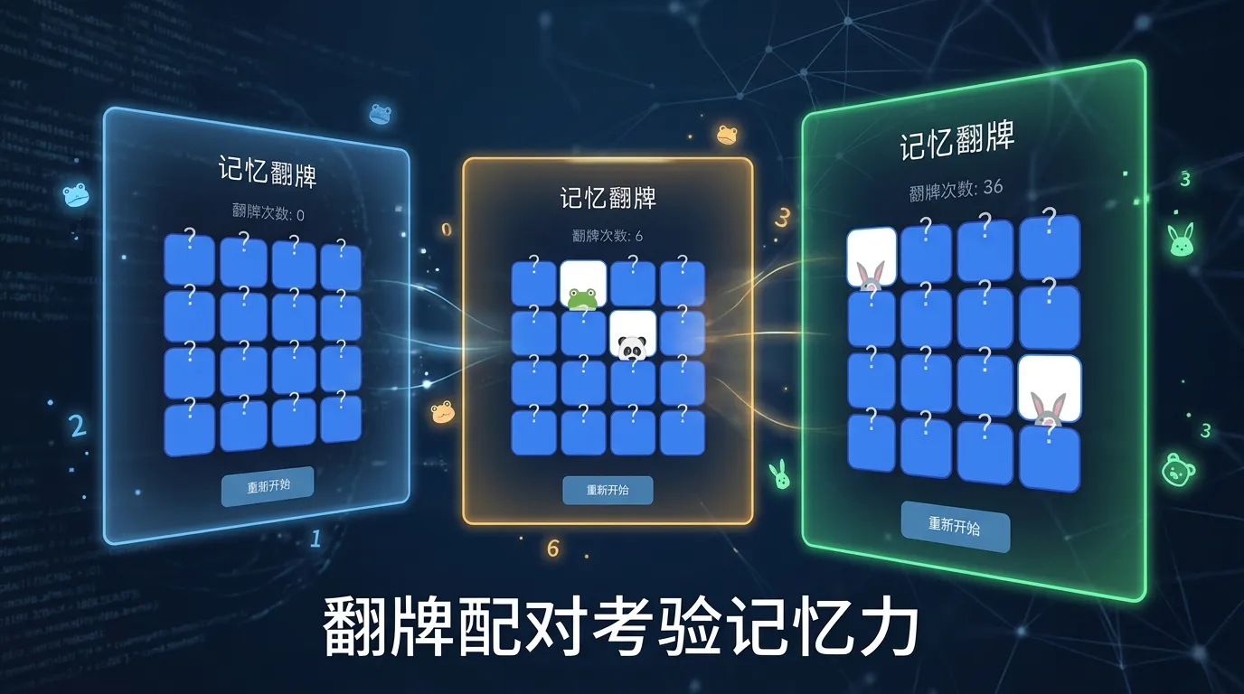 记忆翻牌截图1