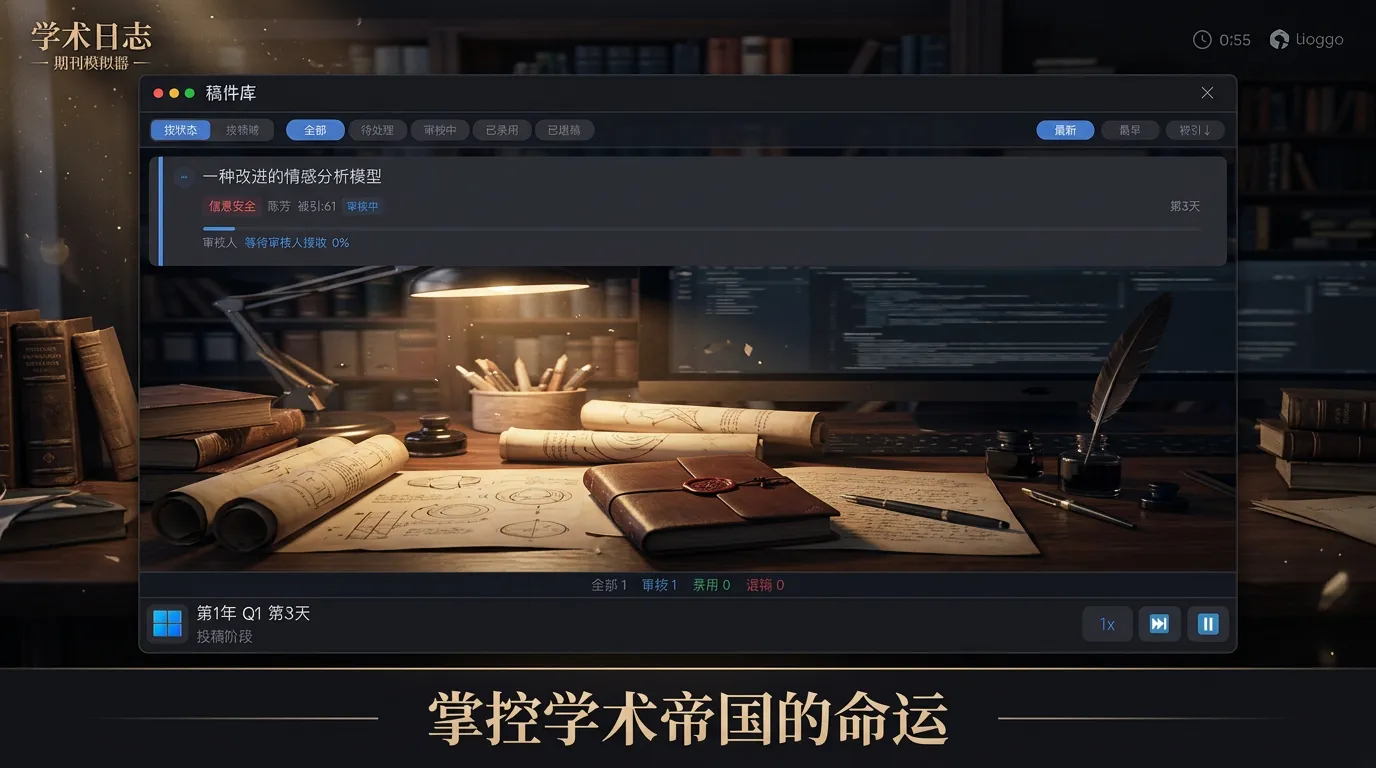 学术日志期刊模拟器