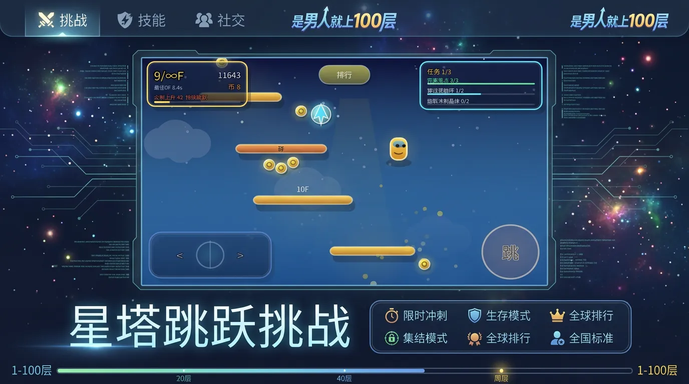 是男人就上100层