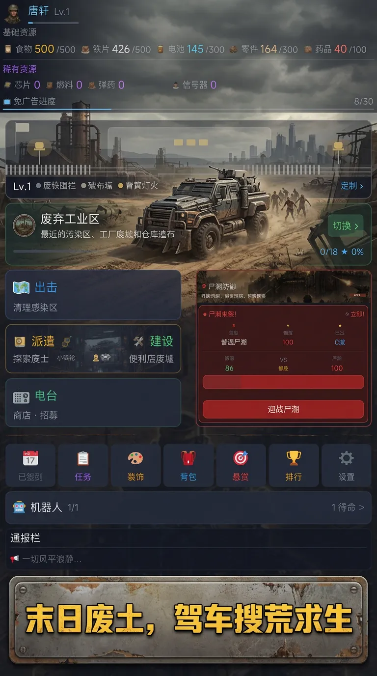 末世搜荒车截图1