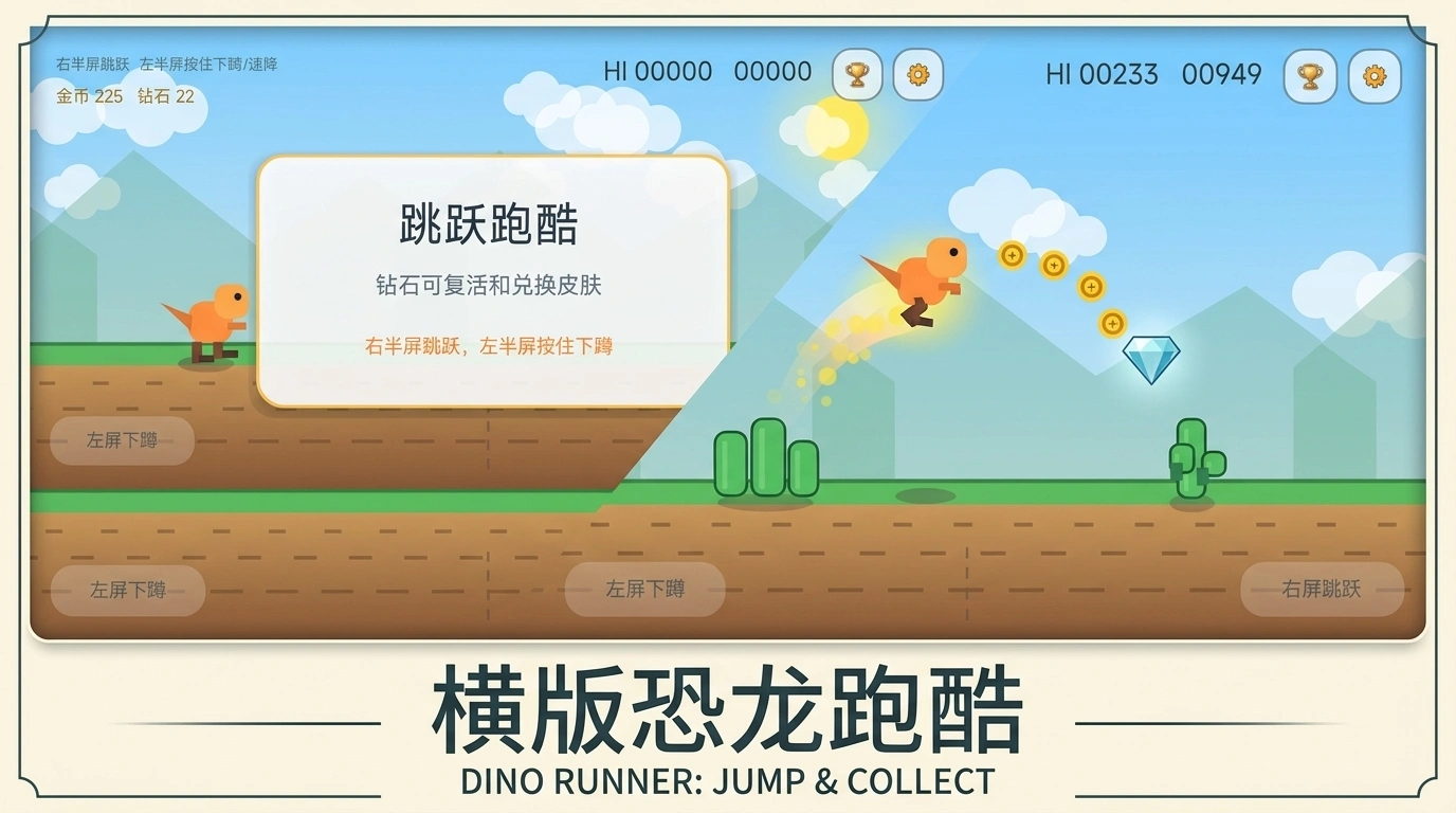 恐龙跳跃截图1