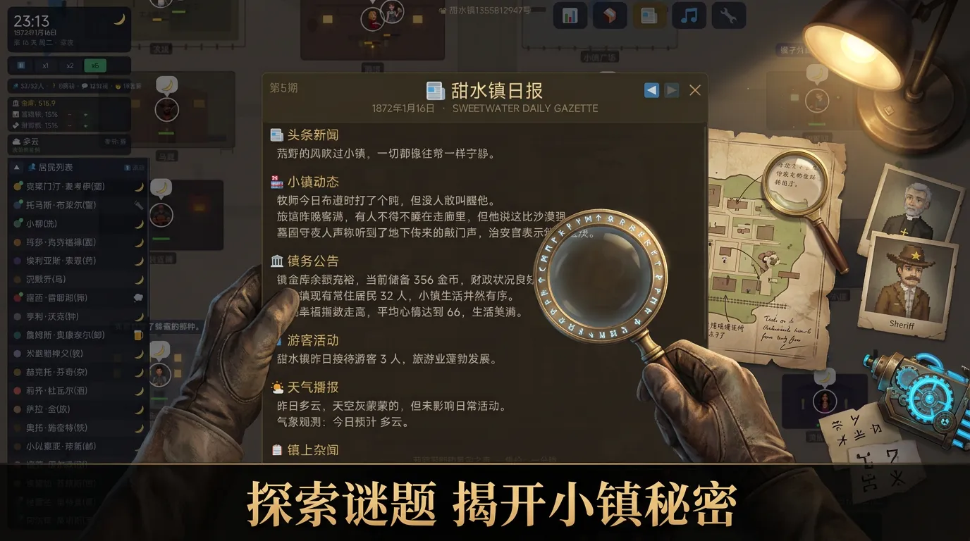 ai小镇模拟器甜水镇的觉醒截图2
