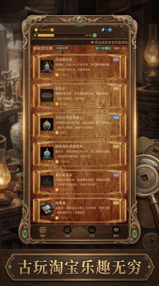 鉴宝经营模拟器