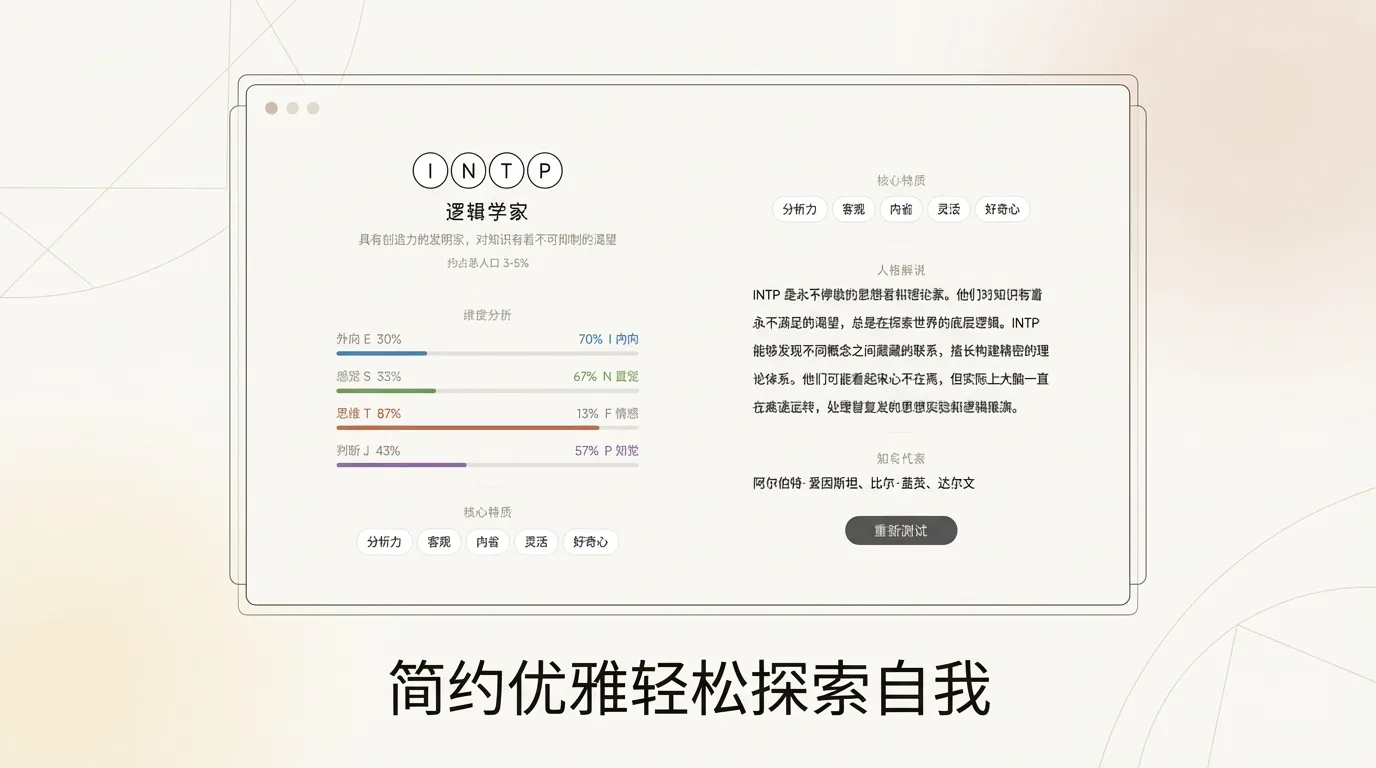 十六型人格测试截图2