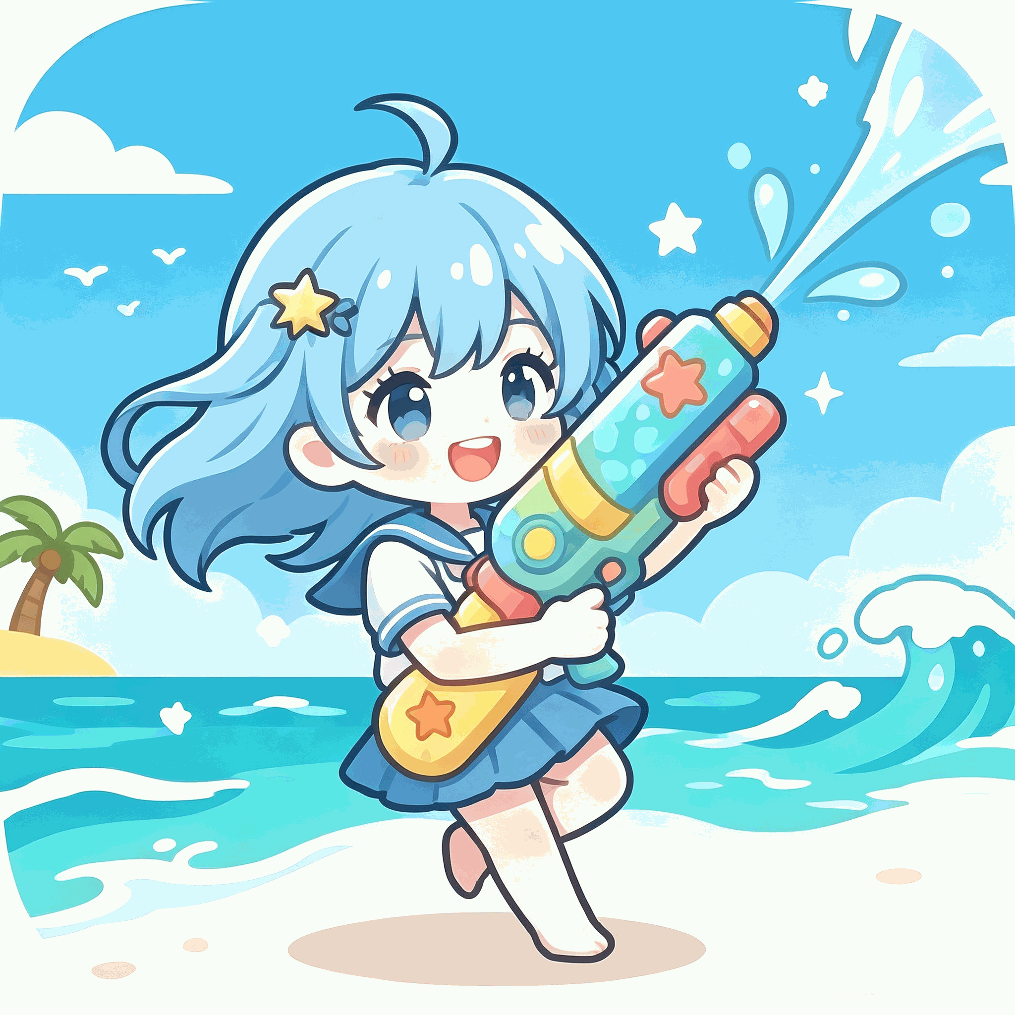 夏日海岸线