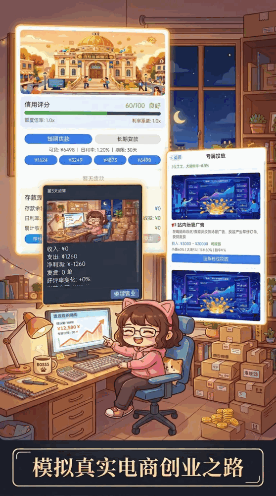 电商开网店模拟器截图2