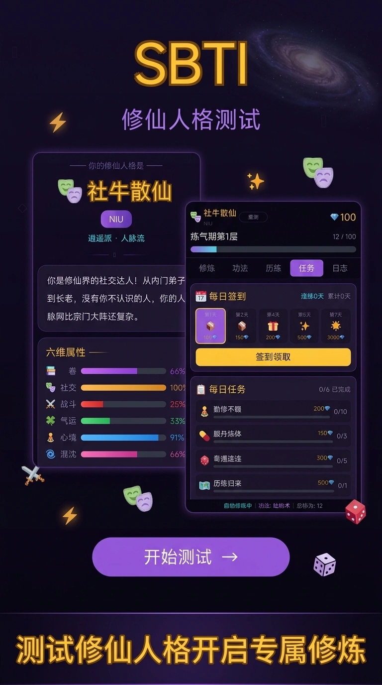 sbti修仙