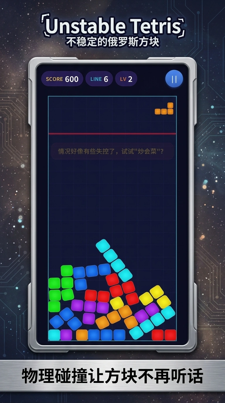 不稳定的俄罗斯方块截图1