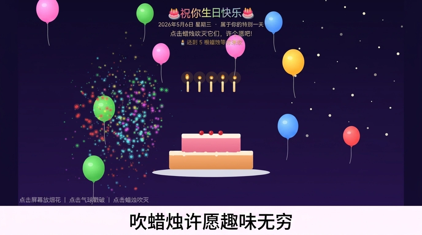 祝你生日快乐
