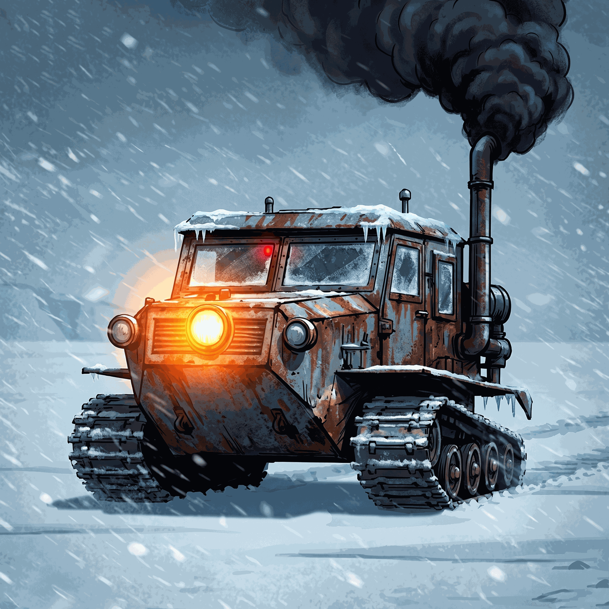 末日极寒雪车