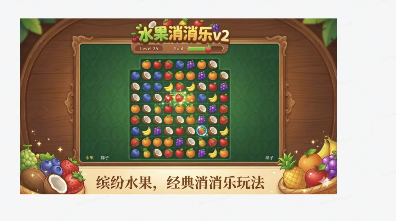 水果消消乐v3截图3