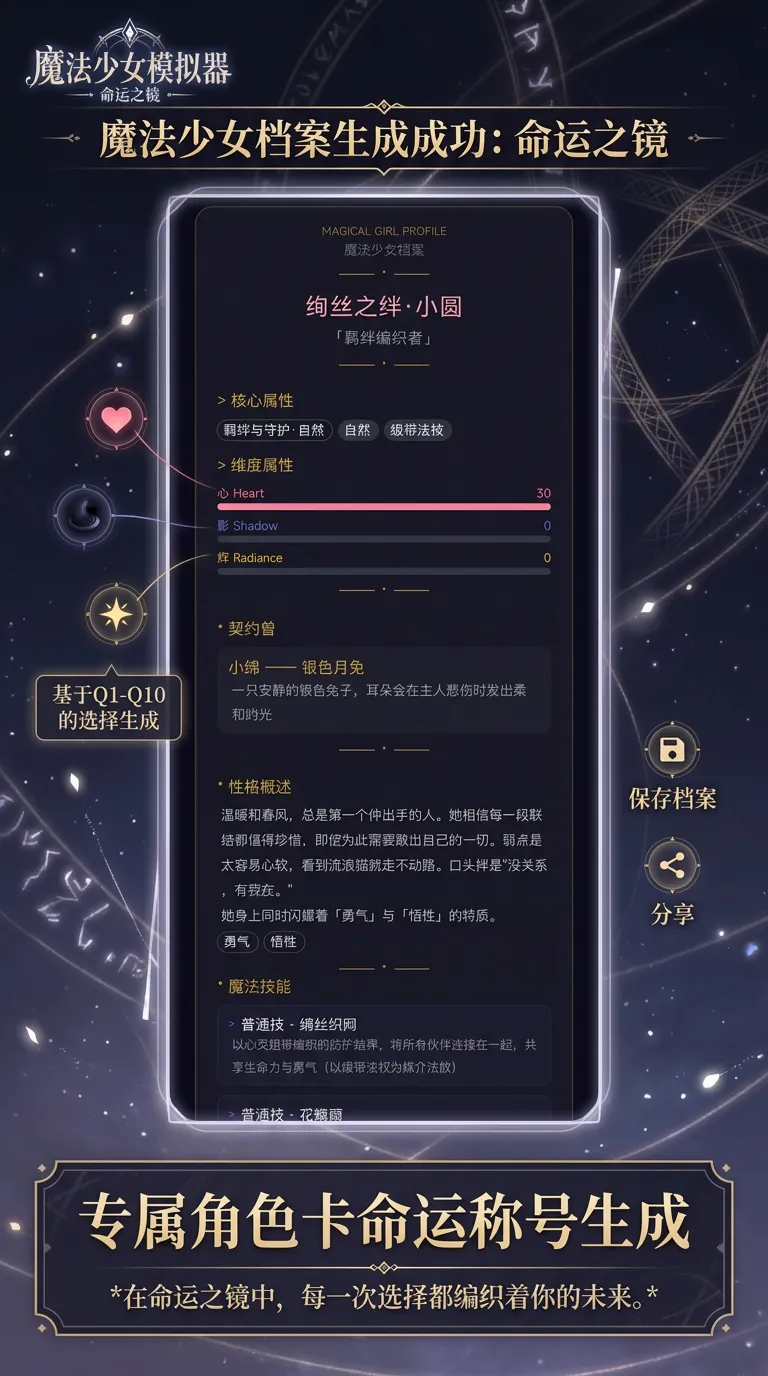 魔法少女模拟器命运之镜截图2