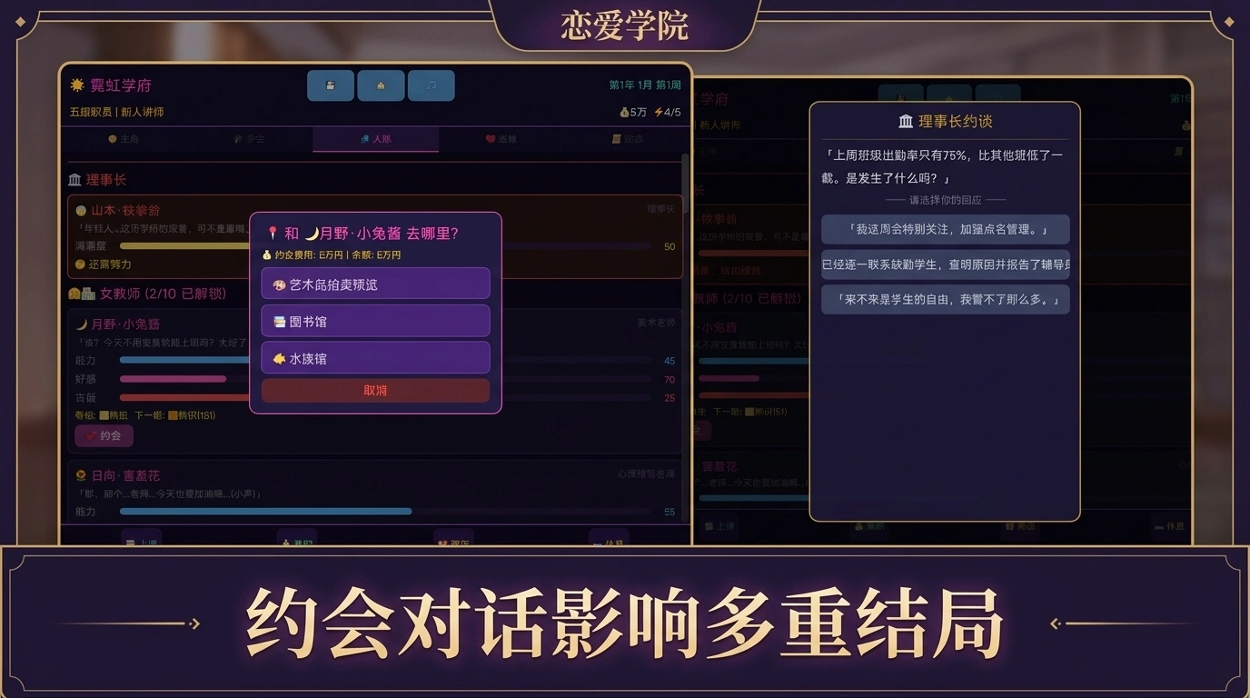 恋爱学院截图2