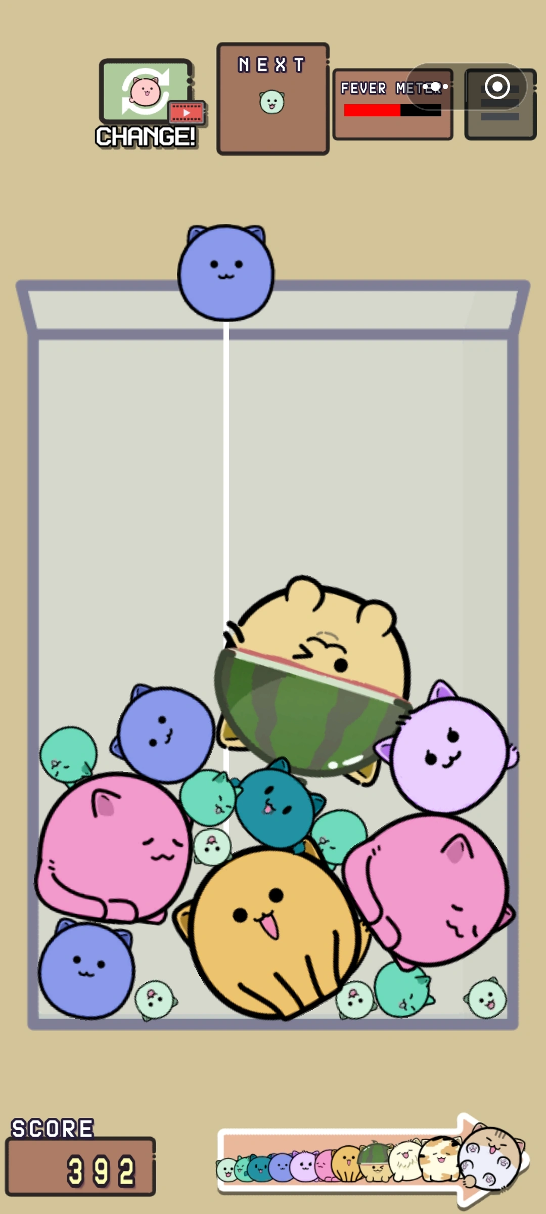 猫咪掉落