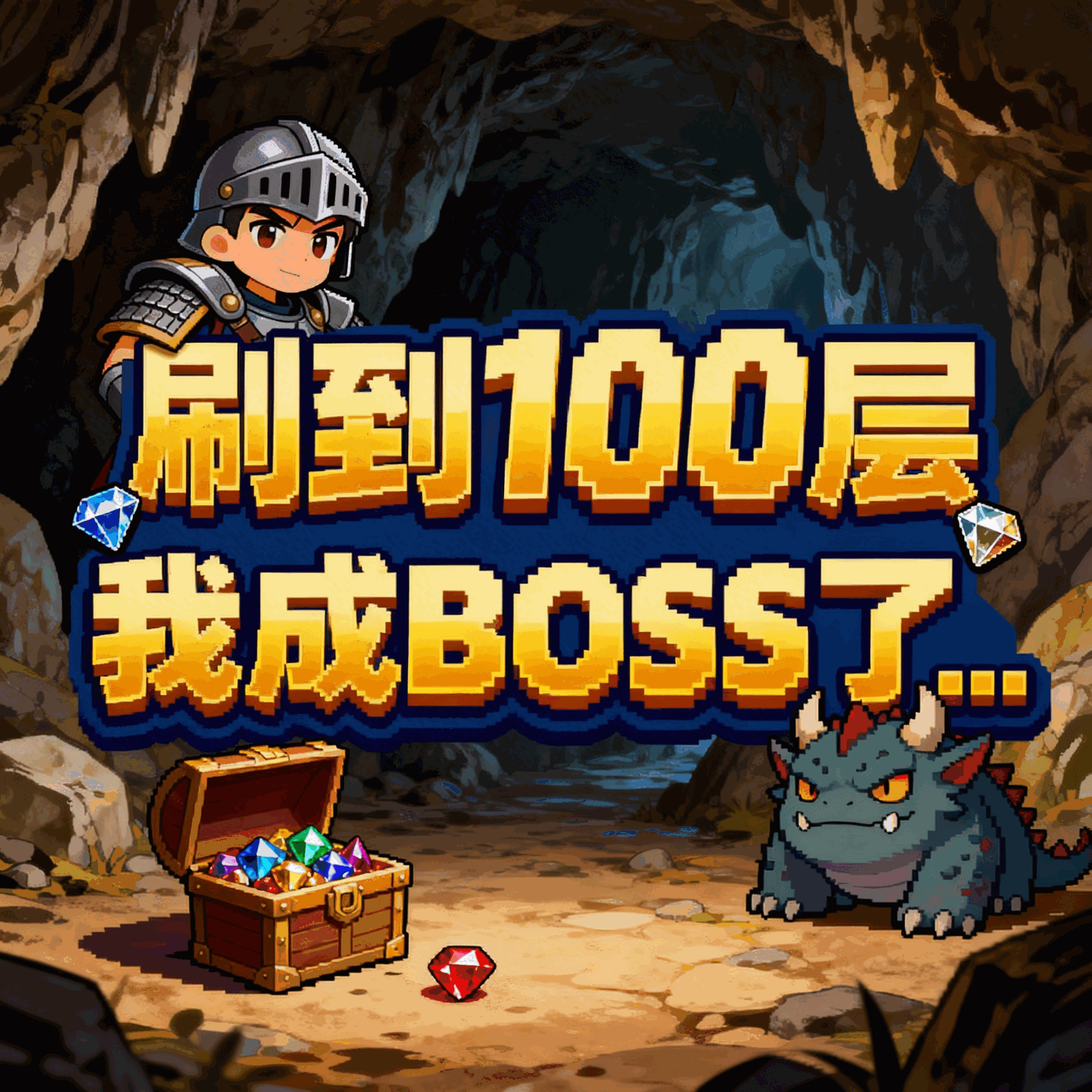 刷到100层我成boss了