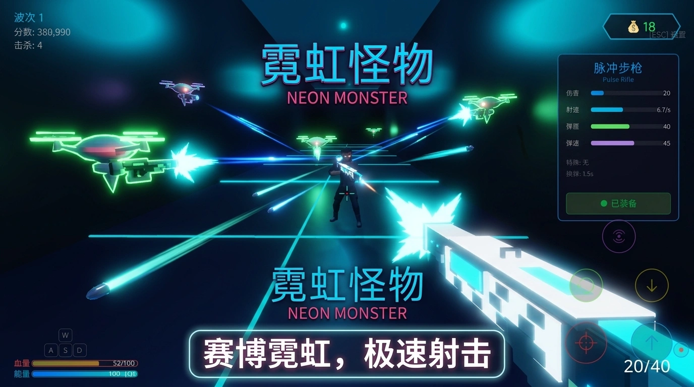 霓虹怪物