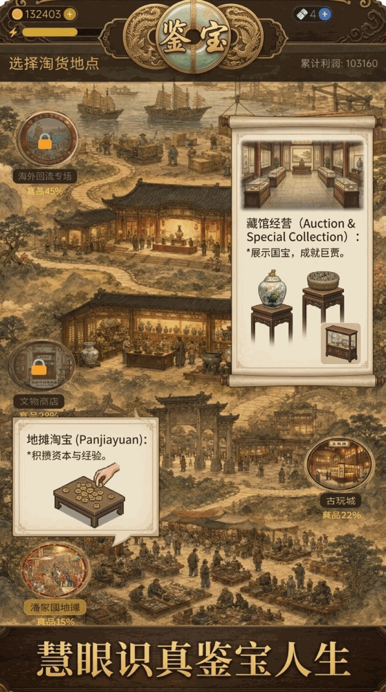 鉴宝经营模拟器