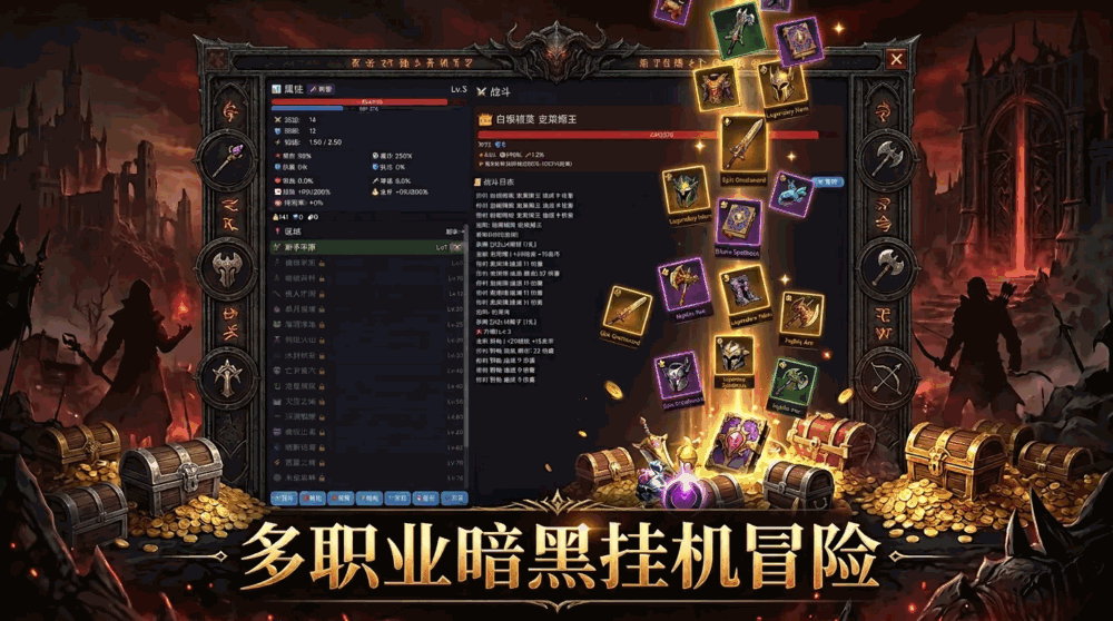 暗黑挂机三职业