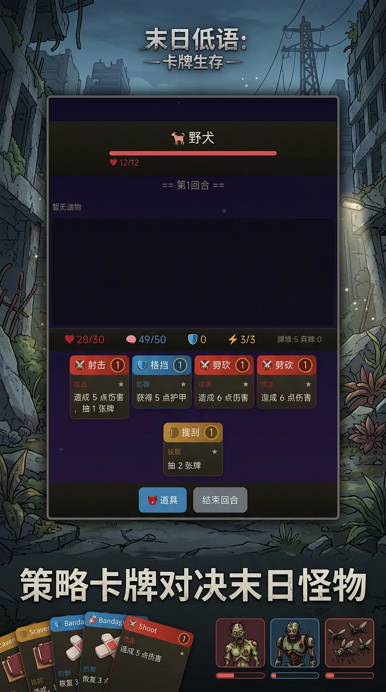 末日低语卡牌生存
