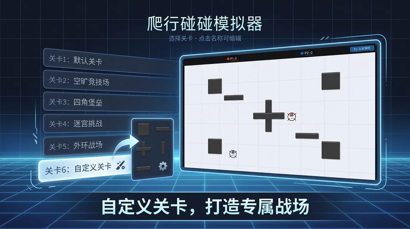 爬行碰碰模拟器