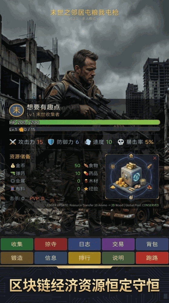 末世之邻居屯粮我屯枪截图2