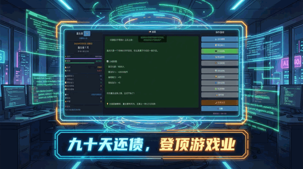 重生之我用ai做游戏成为程序员截图3