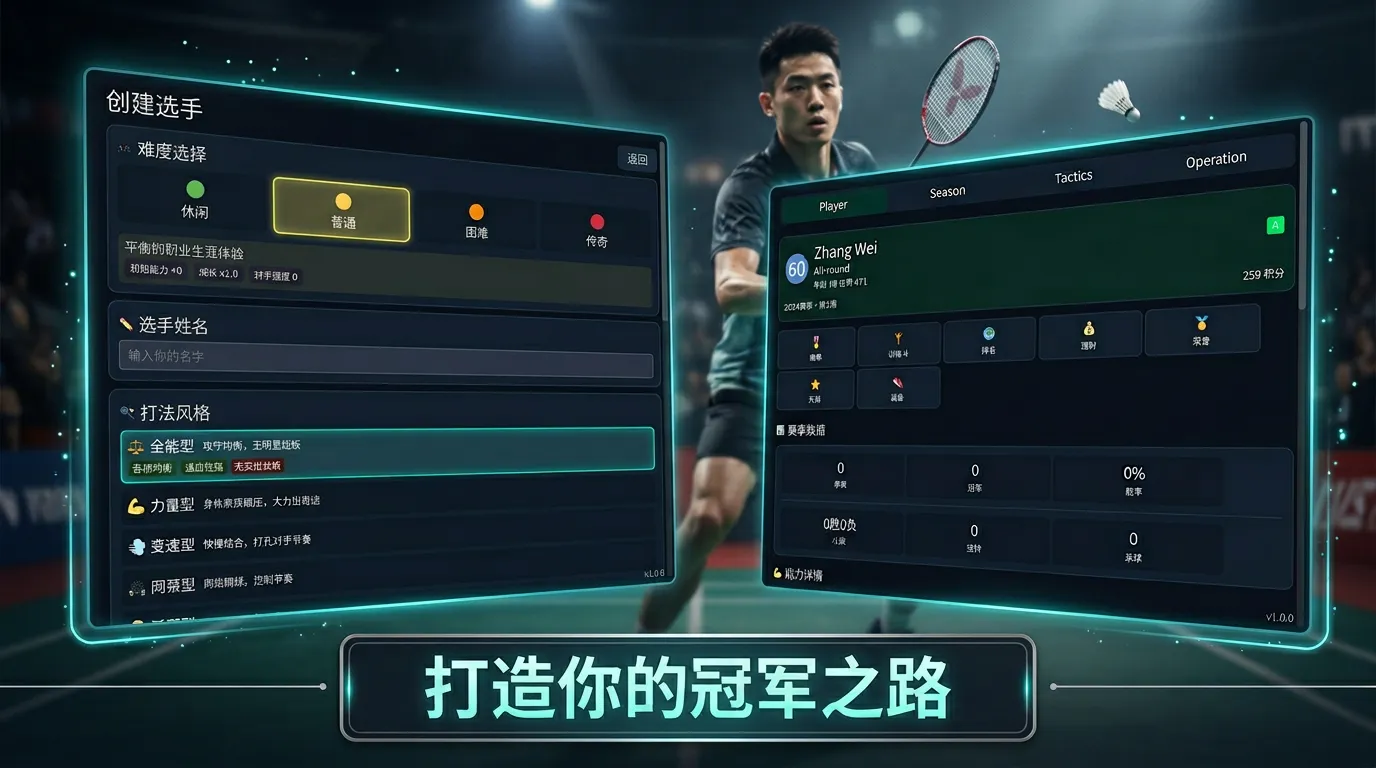 羽毛球人生截图2