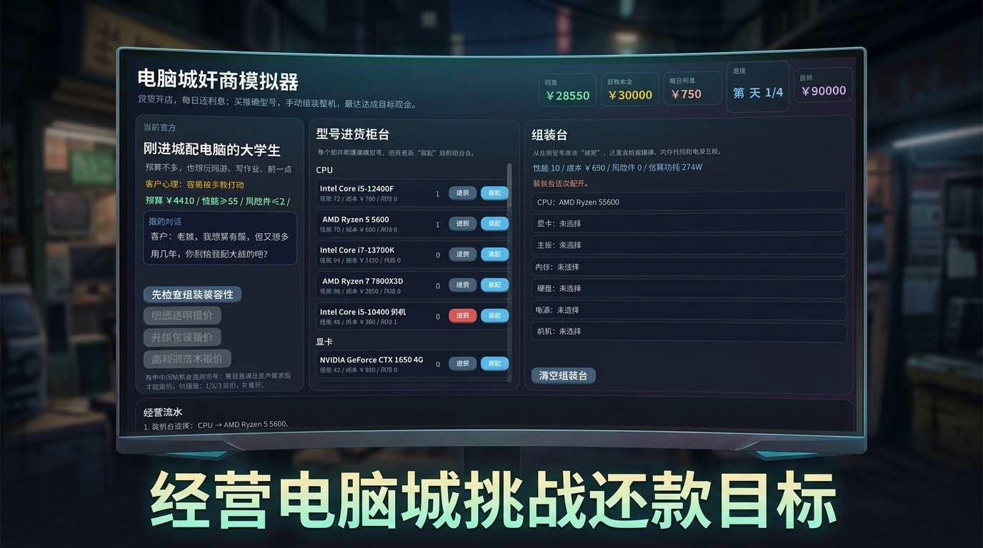 电脑城奸商模拟器