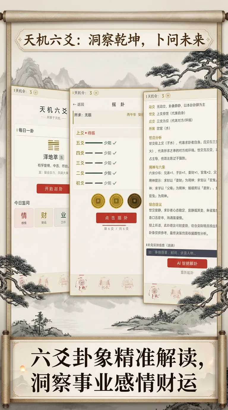 天机六爻截图2