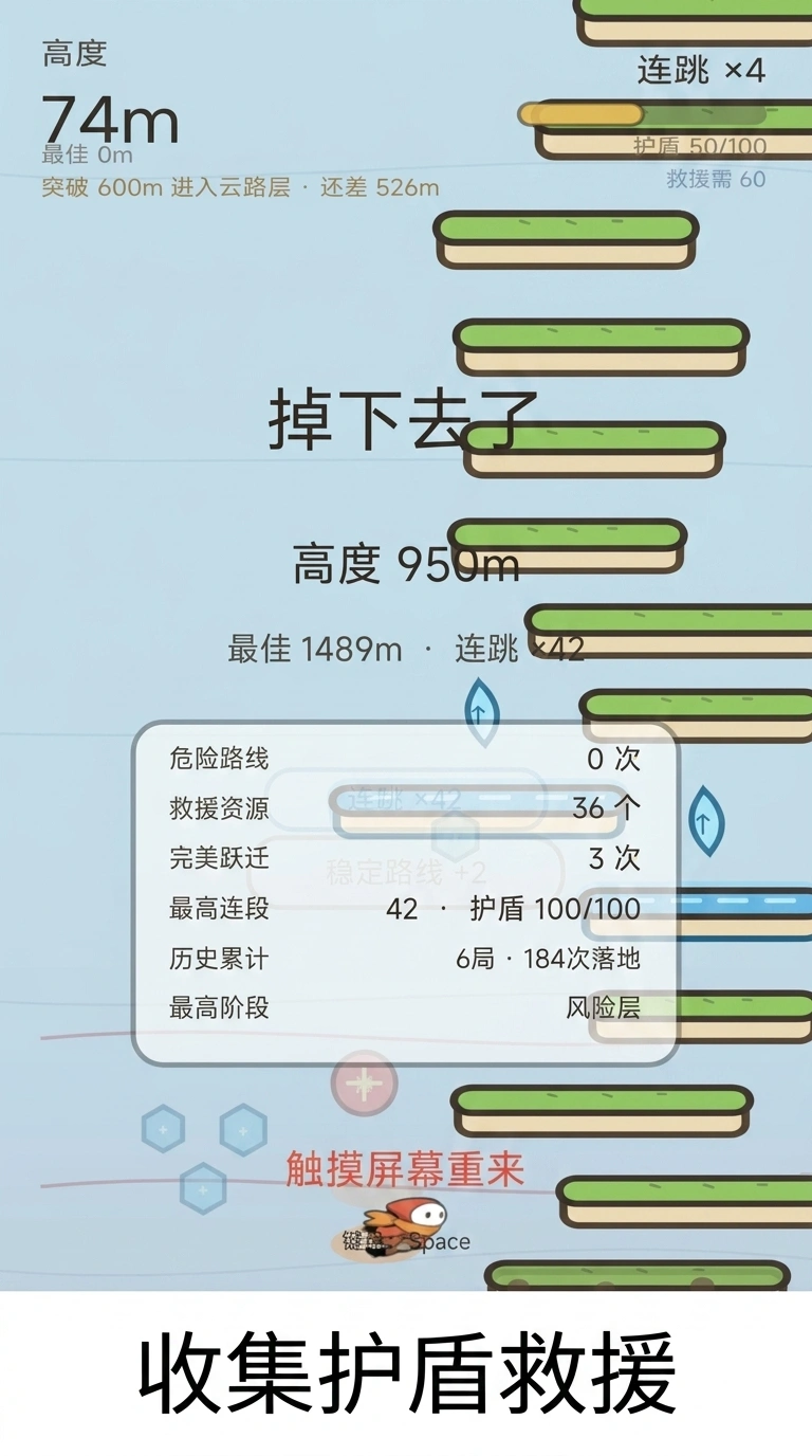 云层连跳
