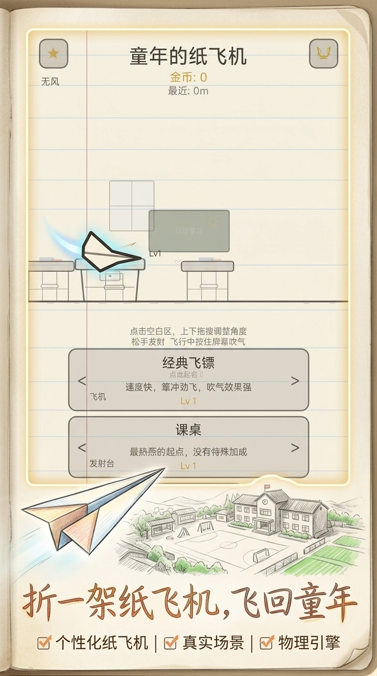 童年的纸飞机