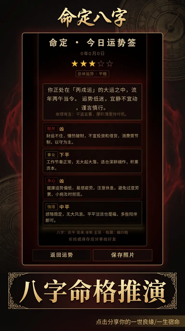 命定八字截图1