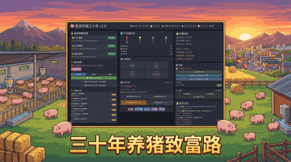 激荡养猪三十年