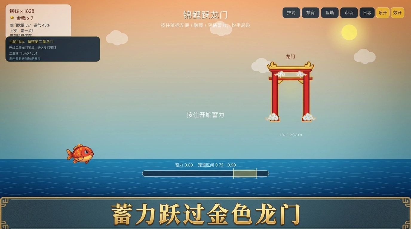 鲤鱼跃龙门