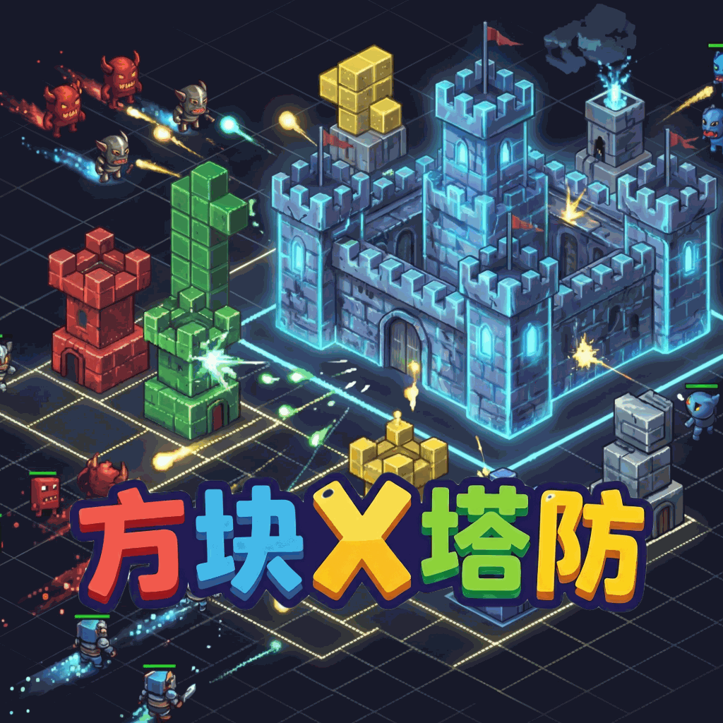 方块x塔防