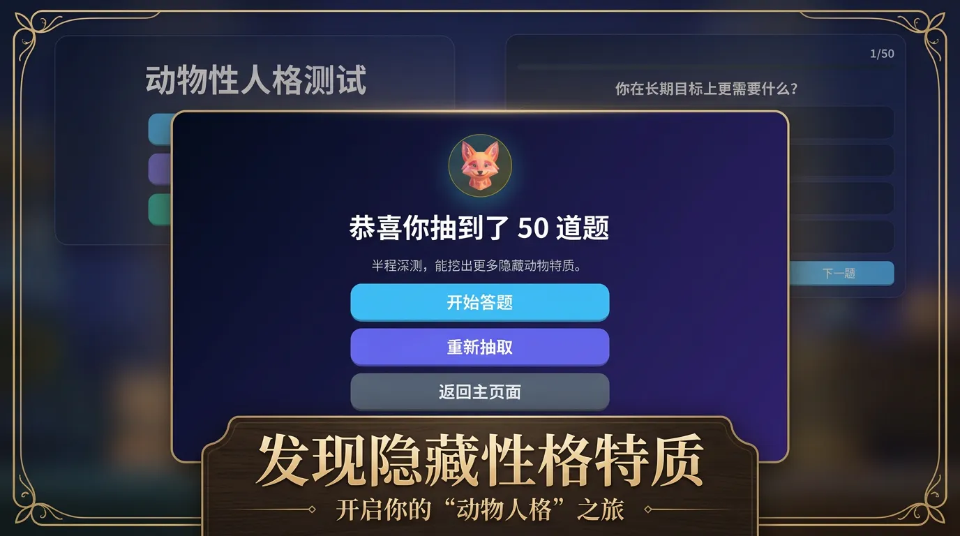 动物人格测试截图3