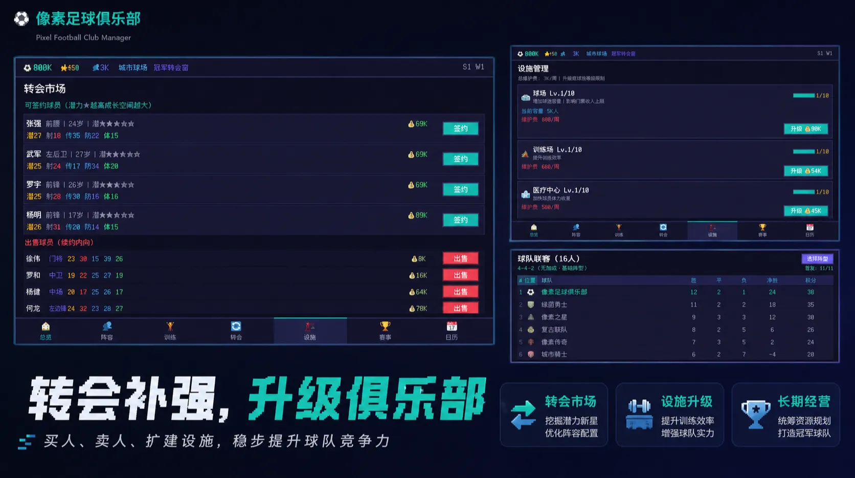 像素足球俱乐部截图3