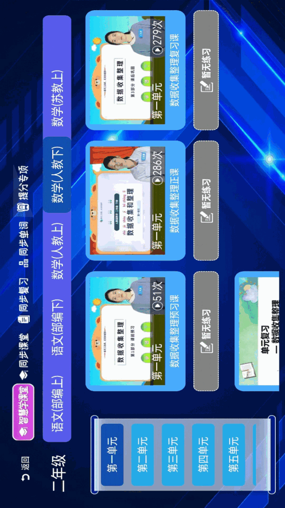 小学语文数学英语同步课堂截图2