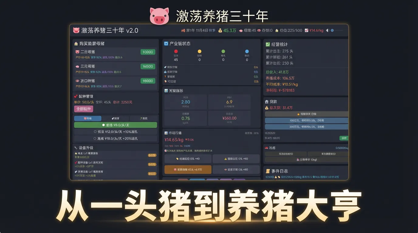激荡养猪三十年