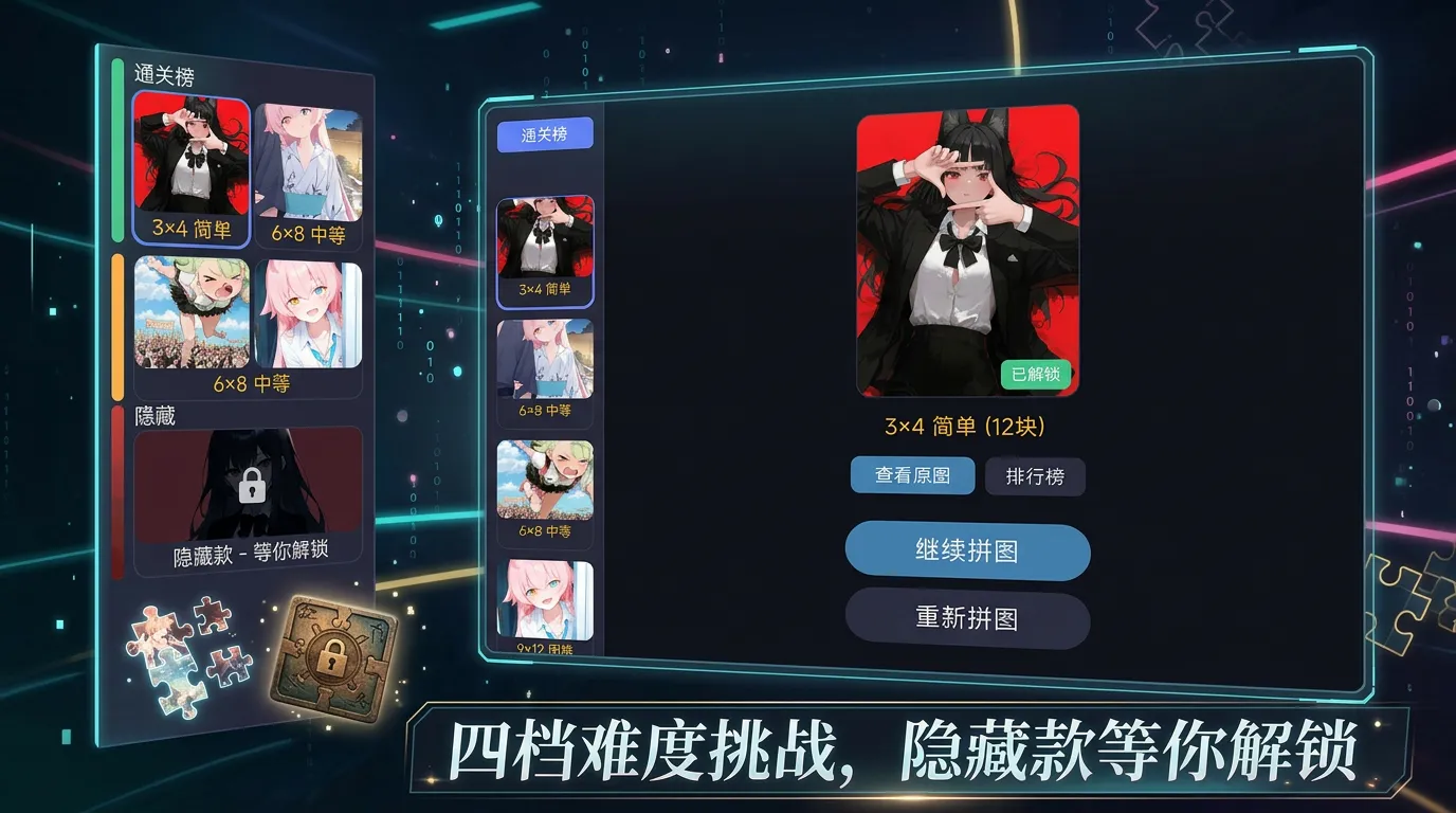 二次元限定拼图截图1