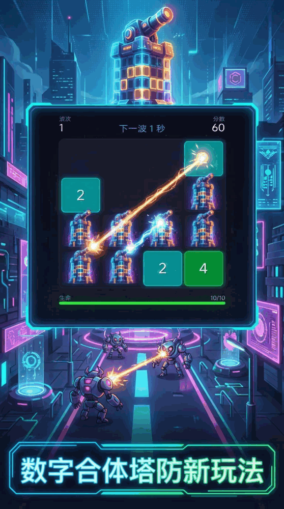 塔防守卫2048截图1