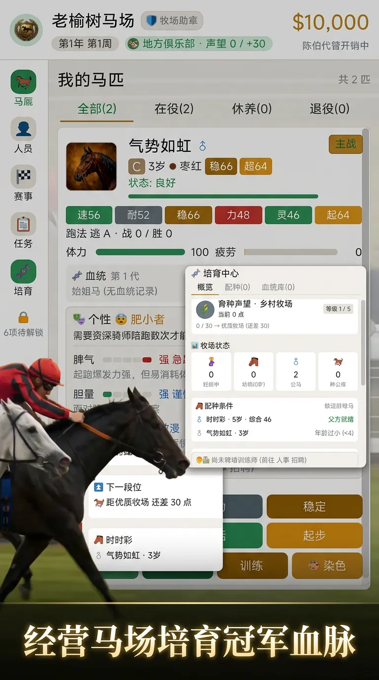 赛马俱乐部模拟截图1